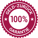 Geld-zurück-Garantie — 100%